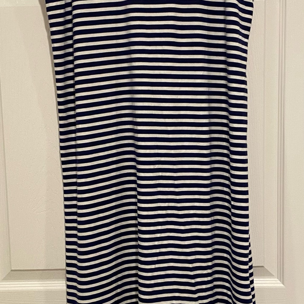 Vineyard Vines Navy and White Striped Dress